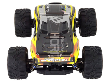Radiostyrd off-road bil 4WD 30 km/h LED gul 1400 mAh 30 cm