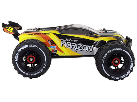 Radiostyrd off-road bil 4WD 30 km/h LED gul 1400 mAh 30 cm