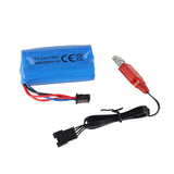 Radiostyrd offroad pickup 1:8 4WD 2.4GHz 7,4V LED 45cm + minibils