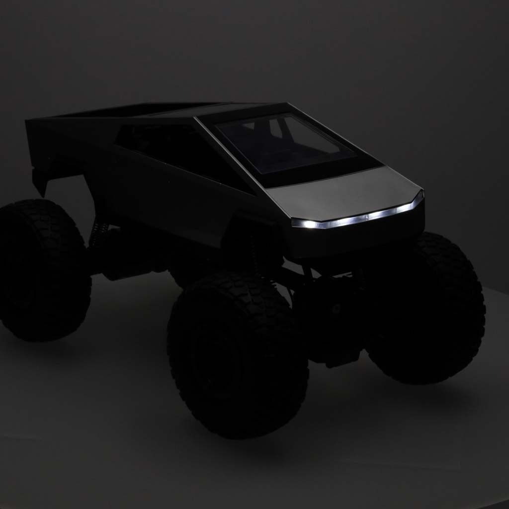 Radiostyrd offroad pickup 1:8 4WD 2.4GHz 7,4V LED 45cm + minibils