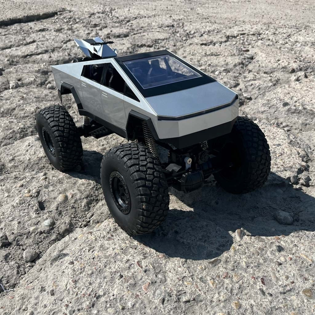 Radiostyrd offroad pickup 1:8 4WD 2.4GHz 7,4V LED 45cm + minibils