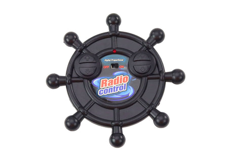 Radiostyrd polisbåt 26 cm 27 MHz RC leksaksbåt, batteridriven