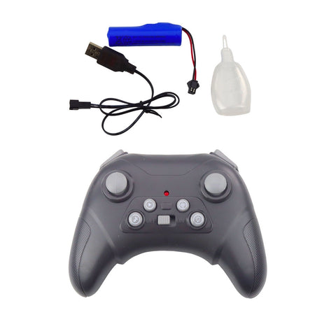Radiostyrd racingbil 1:10 med ångeffekt & LED, 2.4 GHz, 3.7V