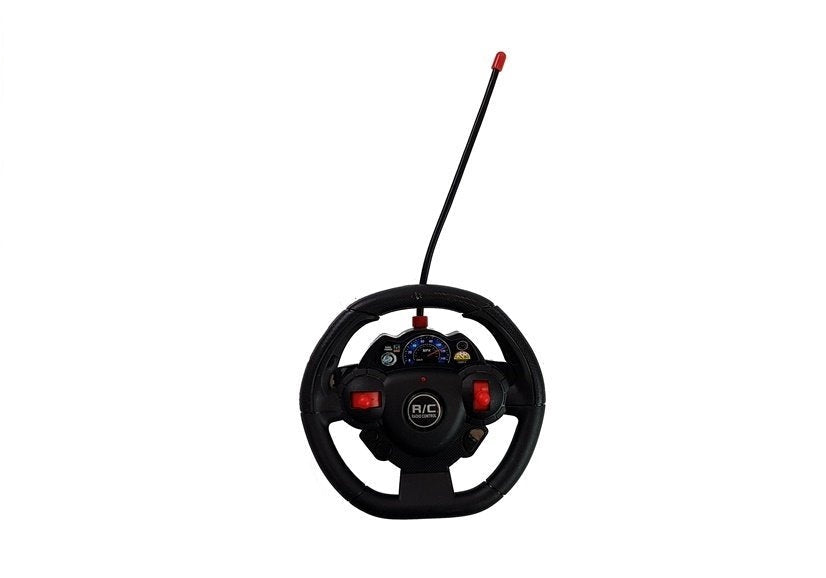 Radiostyrd sopbil 37 cm med fjärrkontroll, vit/grön, 3+ år