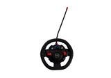 Radiostyrd sopbil 37 cm med fjärrkontroll, vit/grön, 3+ år