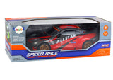 Radiostyrd sportbil 1:10 2.4GHz 25 km/h LED-ljus 7.4V batteri