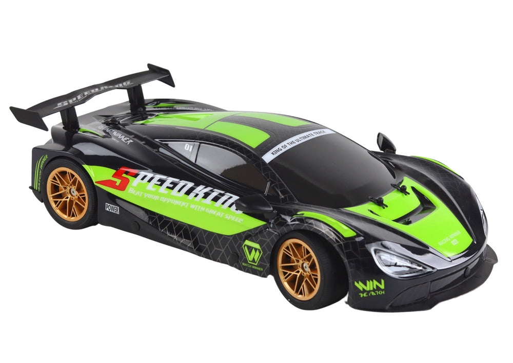 Radiostyrd sportbil 1:10 25 km/h 2,4 GHz med batteri och laddare