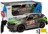 Radiostyrd sportbil 1:10 med 2.4G fjärrkontroll och 7.2V batteri