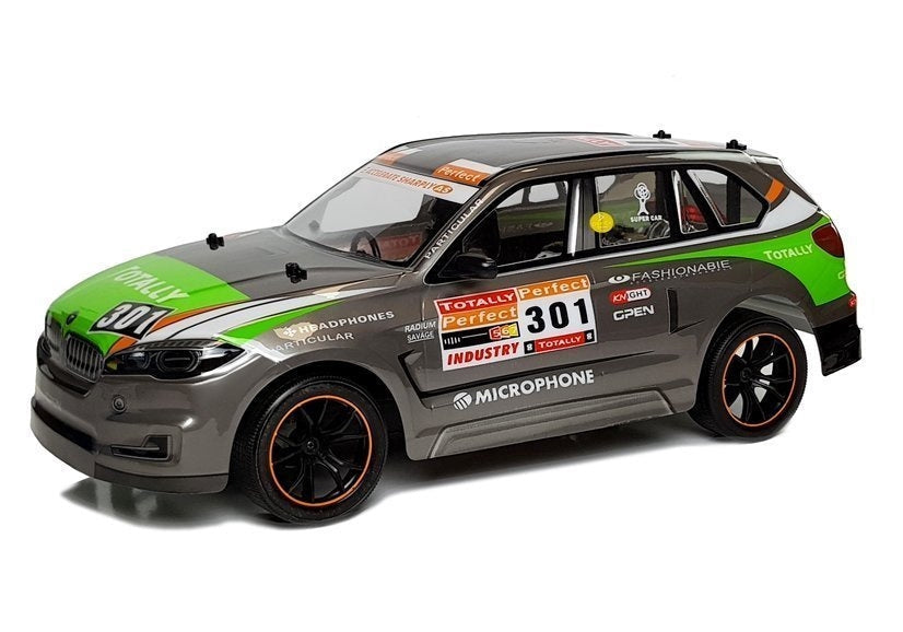 Radiostyrd sportbil 1:10 med 2.4G fjärrkontroll och 7.2V batteri