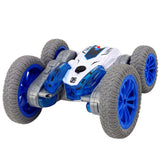 Radiostyrd stuntbil 2.4GHz 360° LED-ljus uppladdningsbar 14 cm