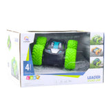 Radiostyrd stuntbil 2.4GHz med 360° rotation och LED-ljus 15,5 cm