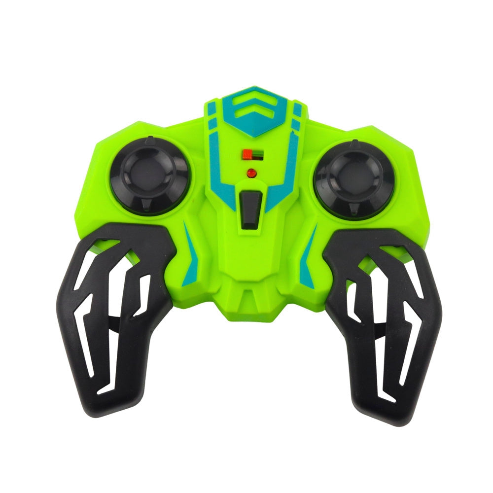 Radiostyrd stuntbil 2.4GHz med 360° rotation och LED-ljus 15,5 cm