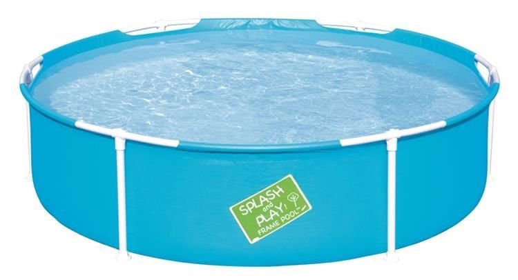 Rampool 152x38 cm PVC 580 L med reparationslapp