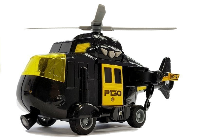 Räddningshelikopter leksak 1:20 med ljud/ljus och transportkrok 21 cm