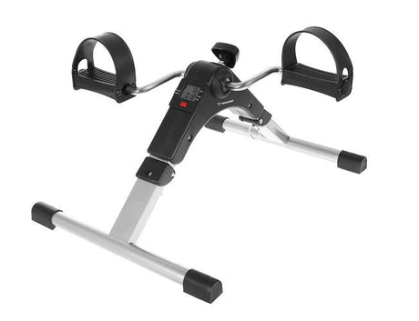 Rehabiliteringscykel 2i1 mini för armar & ben hopfällbar med LCD