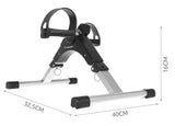 Rehabiliteringscykel 2i1 mini för armar & ben hopfällbar med LCD