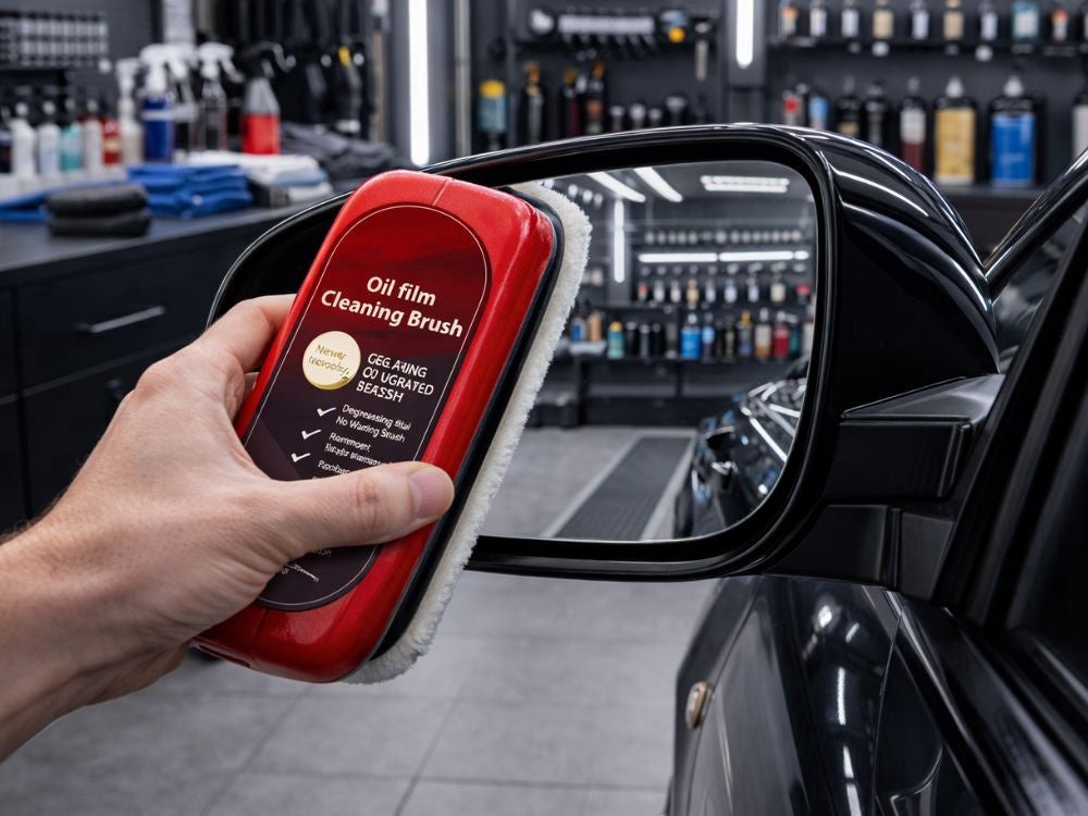 Rengöringsborste för bilrutor med rengöringsmedel 120 ml