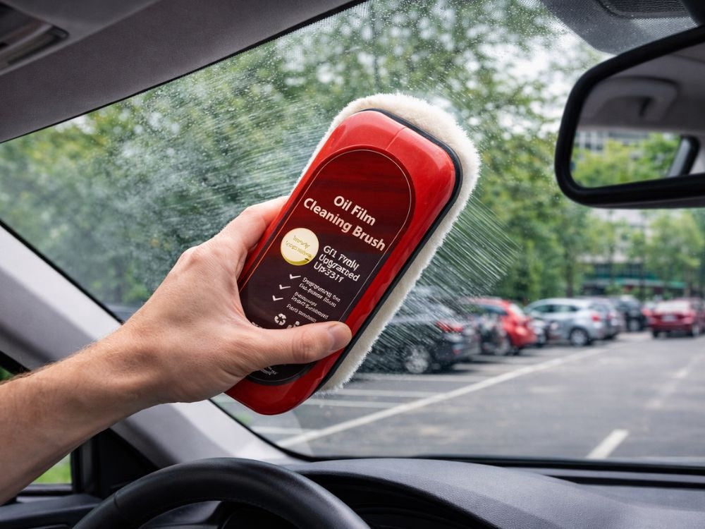 Rengöringsborste för bilrutor med rengöringsmedel 120 ml