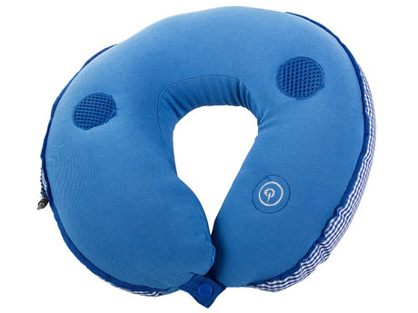 Resekudde nackkudde med vibrationsmassage och högtalare 27x26 cm