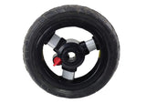 Reservhjul fronthjul 30x8 cm plast med uppblåsbart gummidäck PRO700