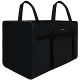 Resväska 200L Cordura vattentålig svart 50x50x80 cm