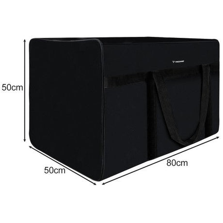 Resväska 200L Cordura vattentålig svart 50x50x80 cm