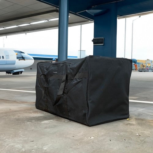 Resväska 200L Cordura vattentålig svart 50x50x80 cm