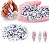 Rhinestones för naglar mixade storlekar 7 stl ca 600 st