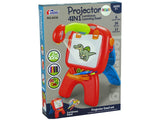 Rittavla med projektor dubbel­sida whiteboard/krita 36 mallar 12 kritor