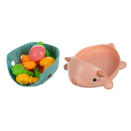 Räknepussel igelkott med 12 piggar, siffror 1-9, ABS 18x19 cm