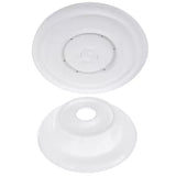 Roterande tårtfat 28 cm med 3 spatlar, vit