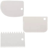Roterande tårtfat 28 cm med 3 spatlar, vit