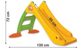 Rutschkana för barn 2+ år 110 cm med stege 3 steg grön/brun