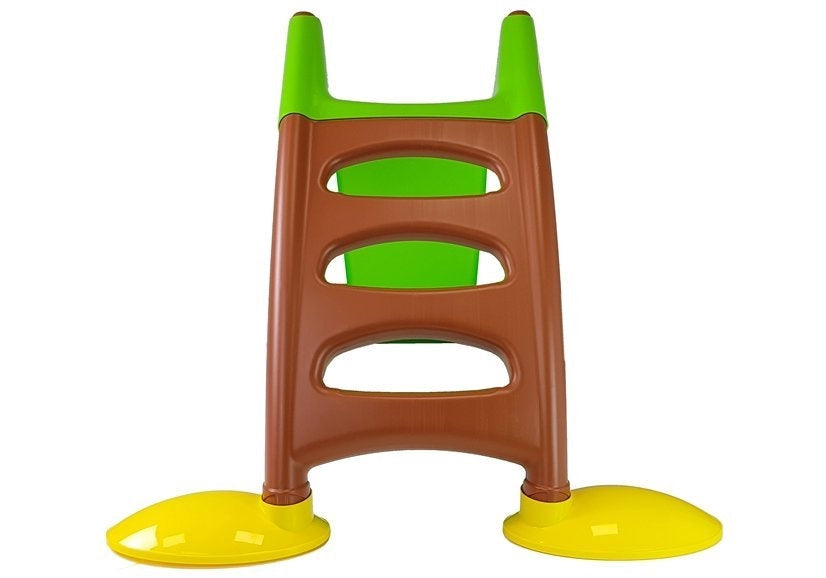 Rutschkana för barn 75 cm med 3-stegs stege grön, från 2 år
