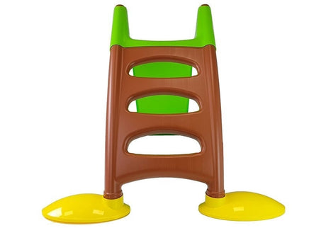 Rutschkana för barn 75 cm med 3-stegs stege grön, från 2 år