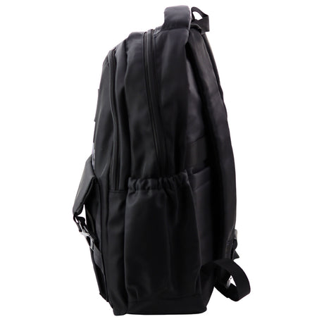 Ryggsäck 23L svart 46x33x15 cm med 2 fack och 6 fickor
