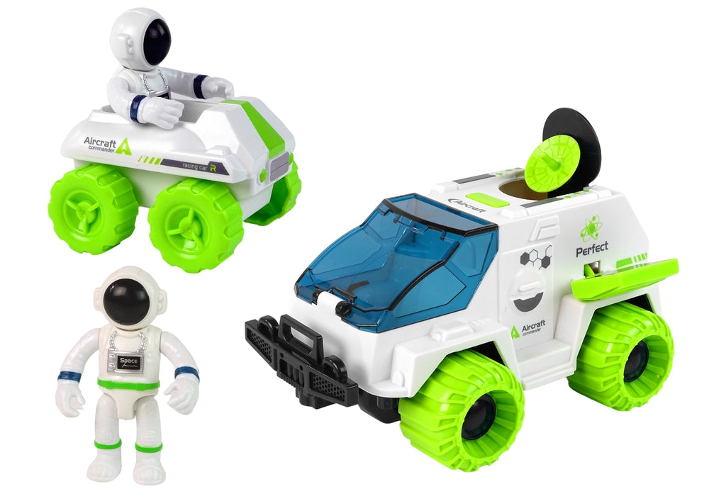 Rymdfordon leksaksset 6-i-1 med 2 astronauter, från 3 år