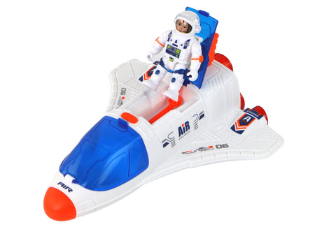 Rymdset rymdraket med astronaut 25 cm med ljud & ånga, 3+ år