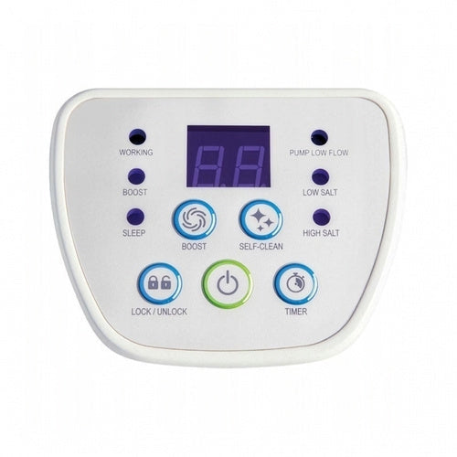 Saltklorinator 4 g/h för pool upp till 17 413 L inkl pH/klortest