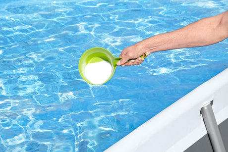 Saltklorinator för pool med sandfilterpump, självrengöring, testremsor