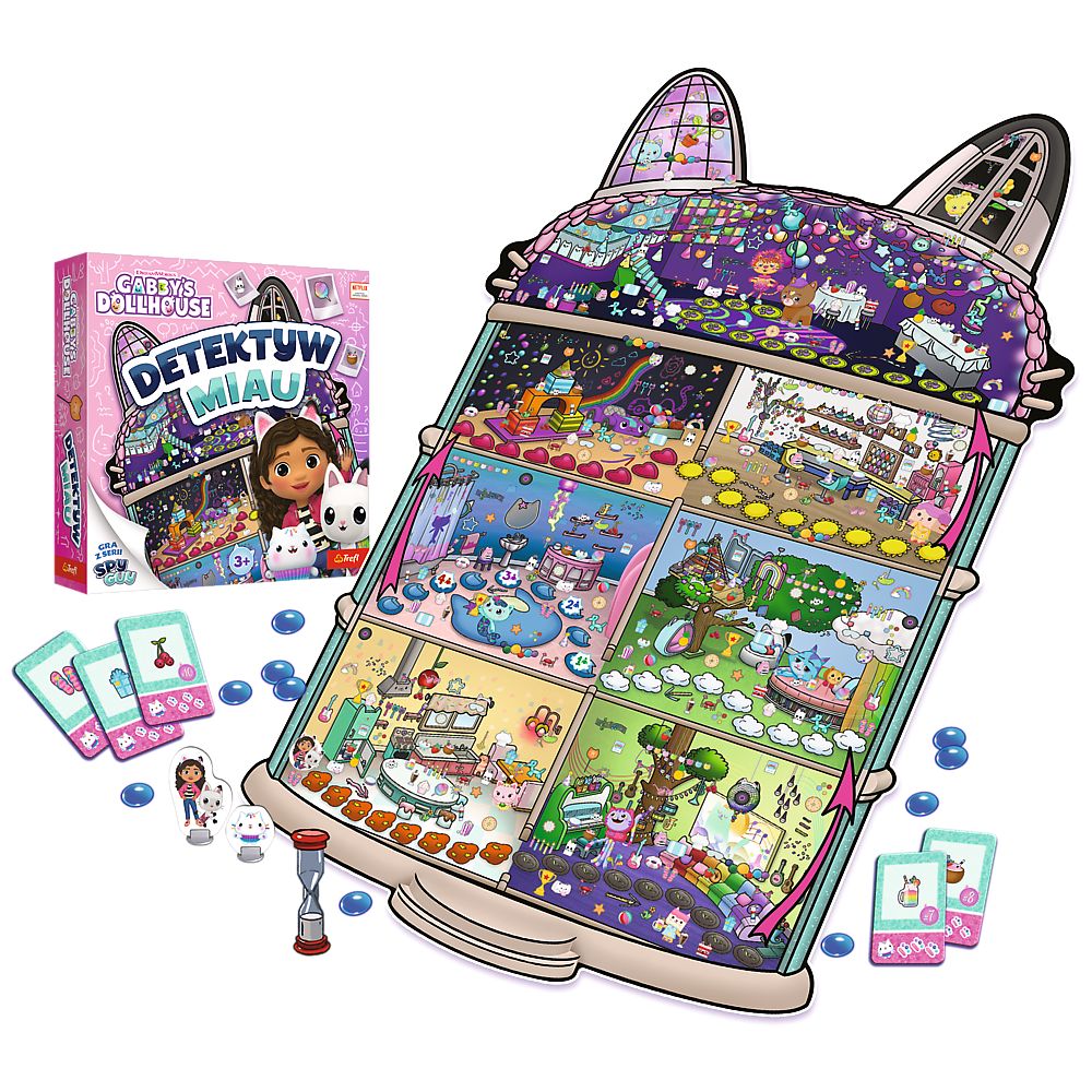 Samarbetsspel Detective Meow observationsspel i Gabis katthem