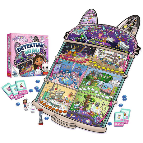 Samarbetsspel Detective Meow observationsspel i Gabis katthem
