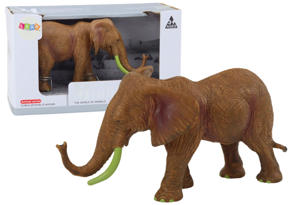 Samlarfigur afrikansk elefant 18 cm CE-märkt leksak 3+