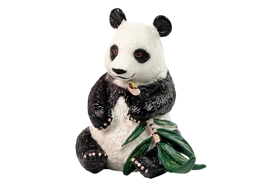 Samlarfigur stor panda i plast 7,5 cm, från 3 år