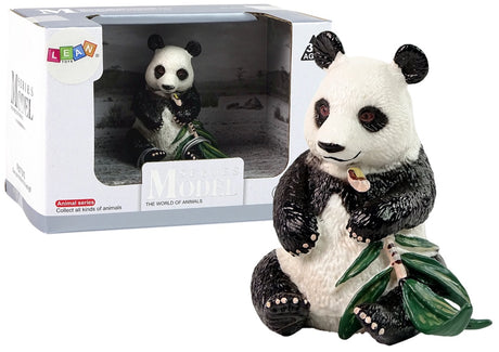 Samlarfigur stor panda i plast 7,5 cm, från 3 år