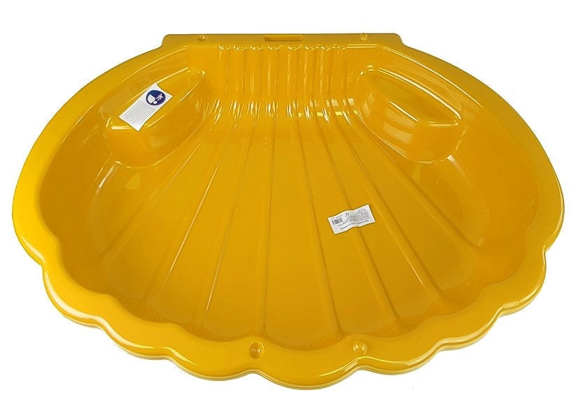 Sandlåda snäckform i plast UV- och väderbeständig 110x75x18 cm