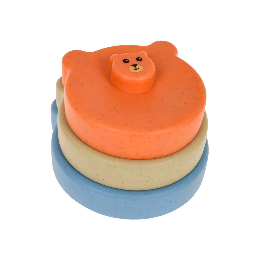 Sensoriska mjuka byggblock i ECO-gummi 18 delar för baby/badlek
