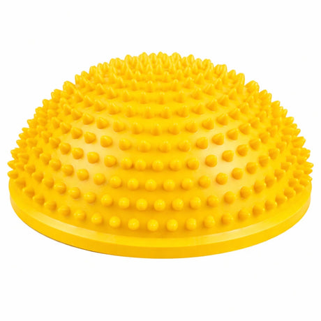 Sensorisk balanshalvboll 16 cm gul för rehab, fysioterapi och fotmassage