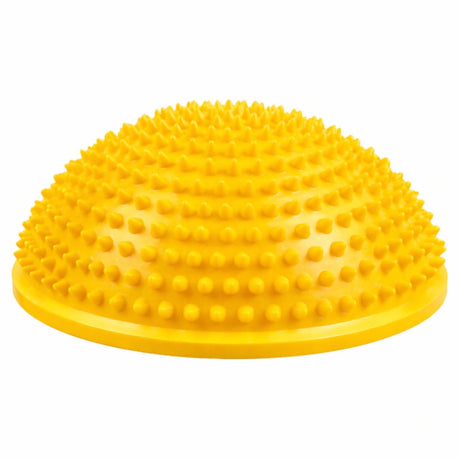 Sensorisk balanshalvboll 16 cm gul för rehab, fysioterapi och fotmassage