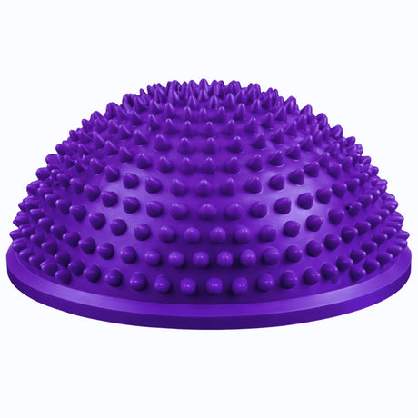 Sensorisk balanshalvboll 16 cm med massagepiggar för rehab och terapi